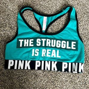 Victoria secret pink medium sports bra